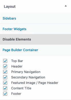 wordpress gp page layout settings disable elements - Create an awesome Landing page using WordPress in just 15mins - Illustrated Guide Feb 2020