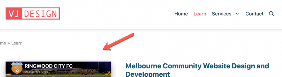 blog header links location - Create headers, sidebars and footers using WordPress Block Editor (GeneratePress)