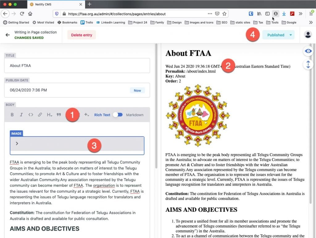 Simple CMS Editor